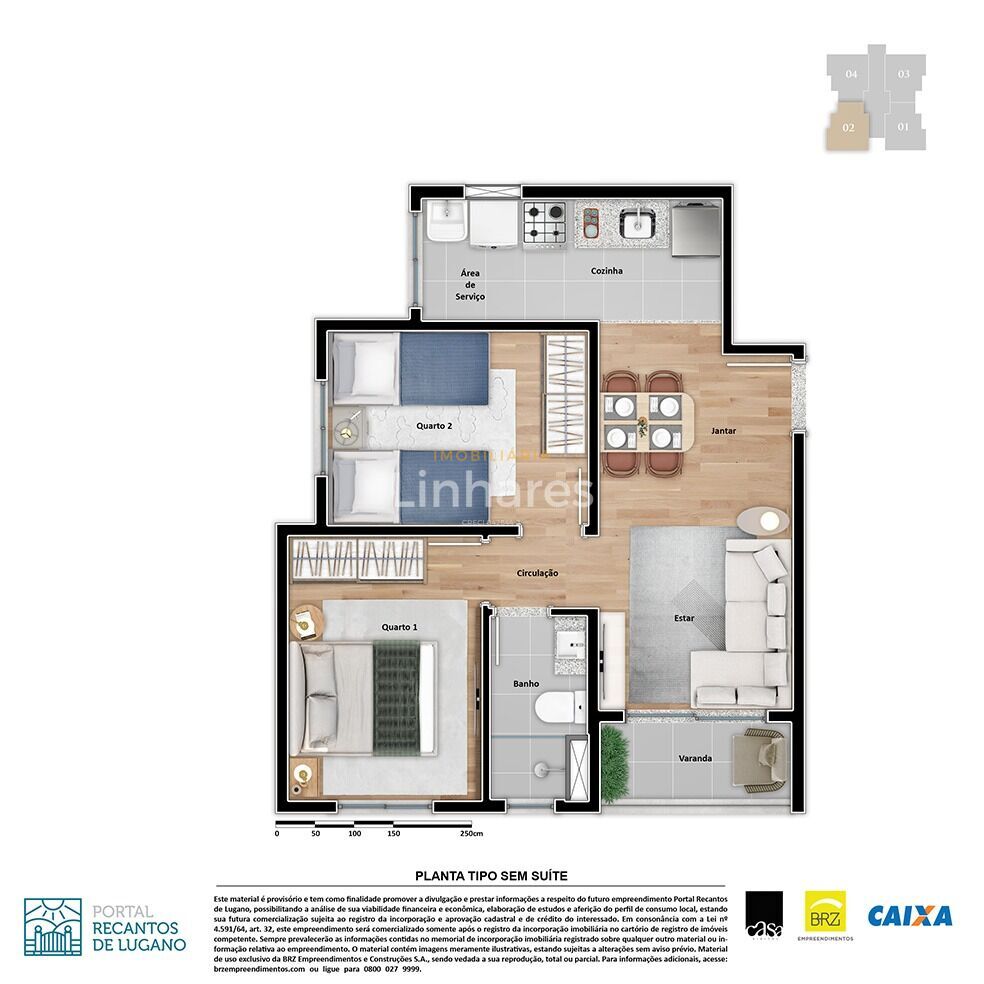 Apartamento, 2 quartos, 47 m² - Foto 16