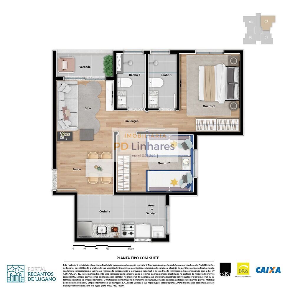 Apartamento à venda com 2 quartos, 47m² - Foto 11