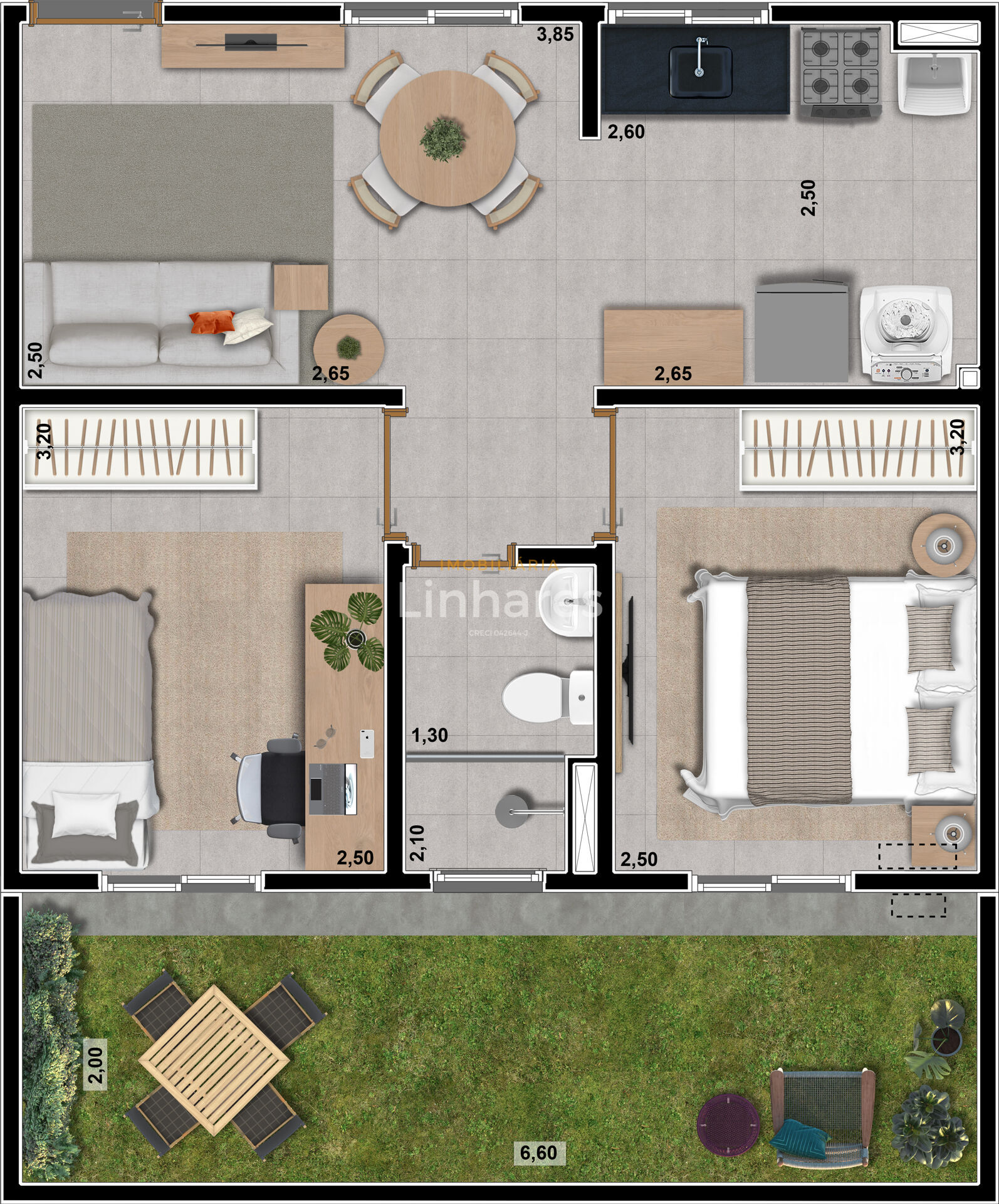 Apartamento à venda com 2 quartos, 41m² - Foto 15