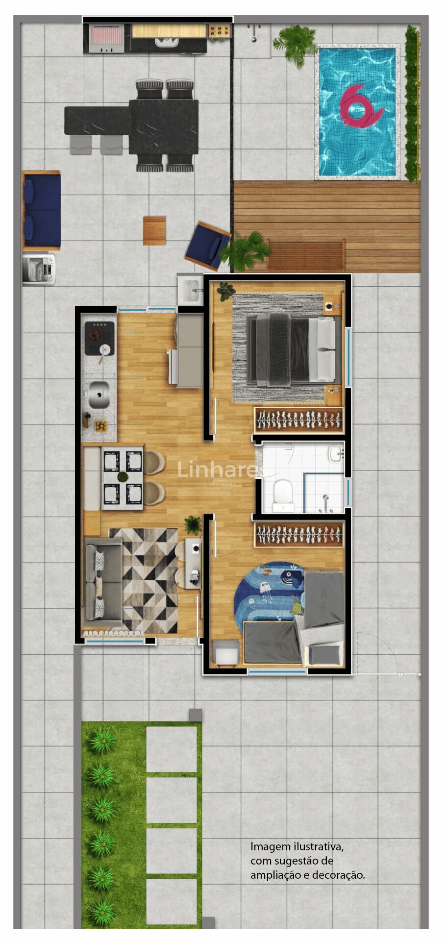 Casa, 2 quartos, 42 m² - Foto 12