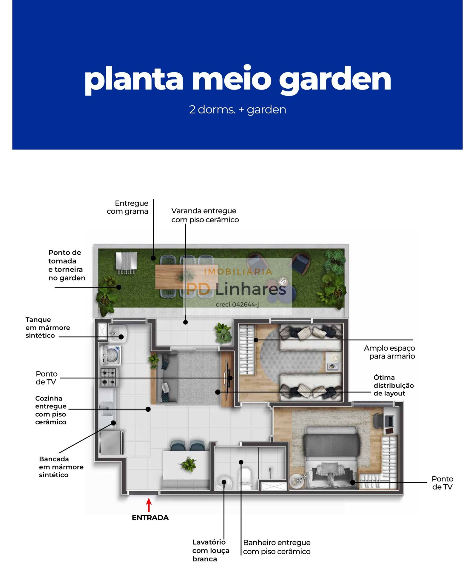 Apartamento à venda com 2 quartos, 40m² - Foto 13