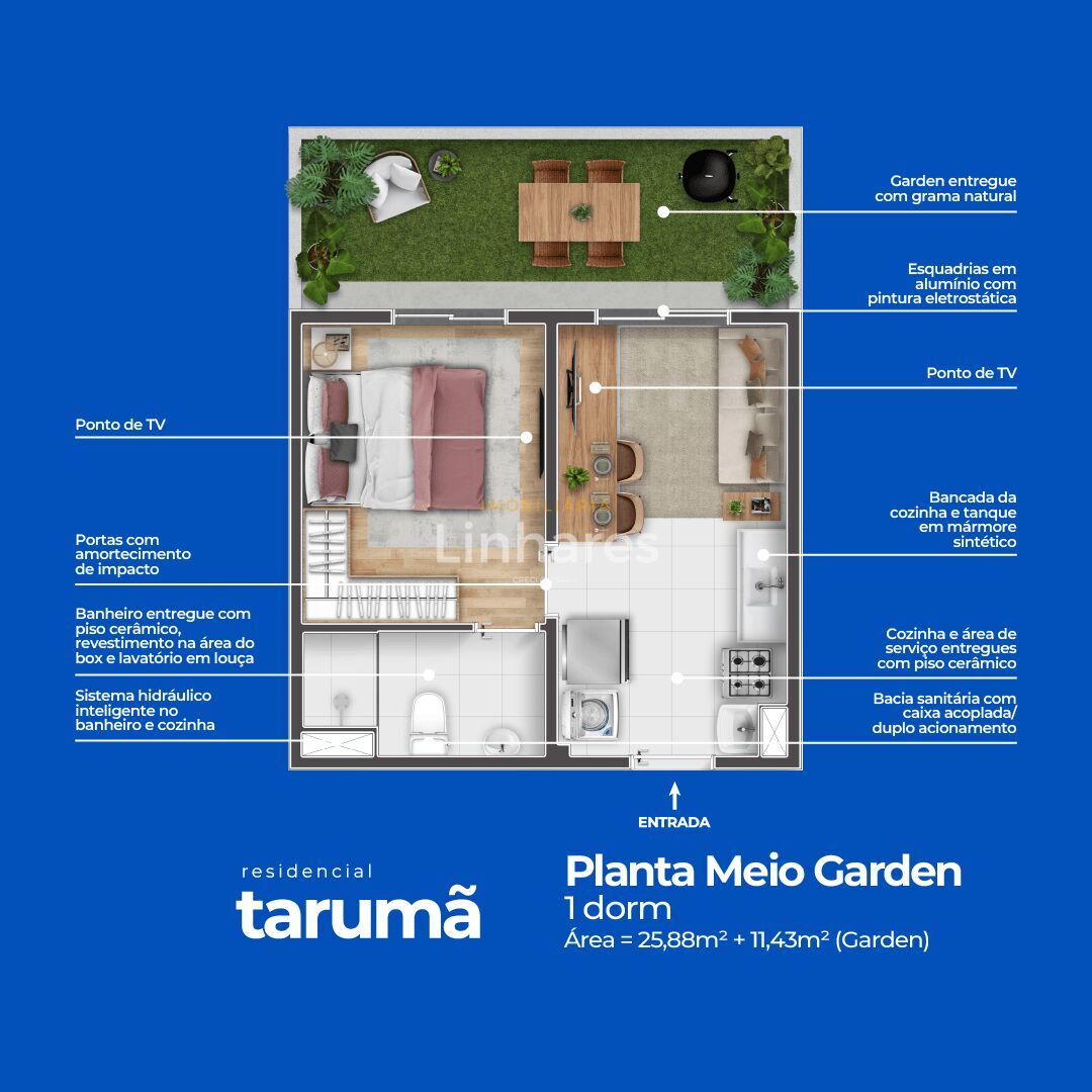 Apartamento à venda com 2 quartos, 37m² - Foto 12