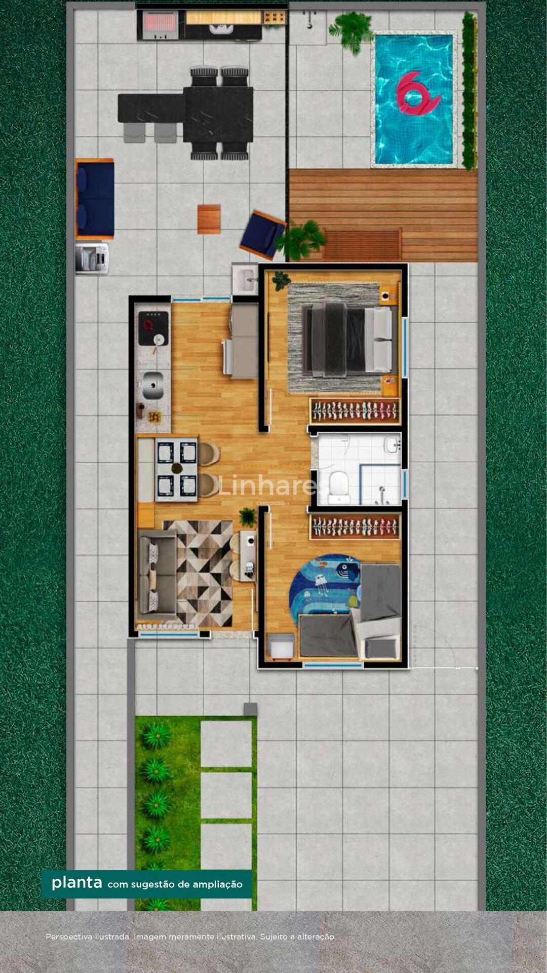 Casa, 2 quartos, 42 m² - Foto 14