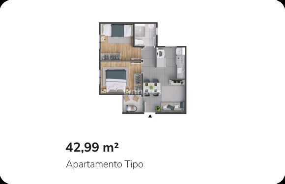 Apartamento, 2 quartos, 42 m² - Foto 4