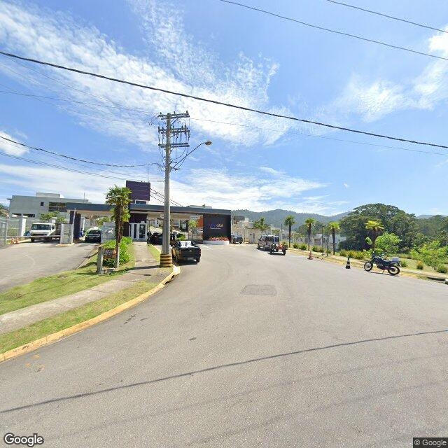 Imagem estática do "Street View" da localização