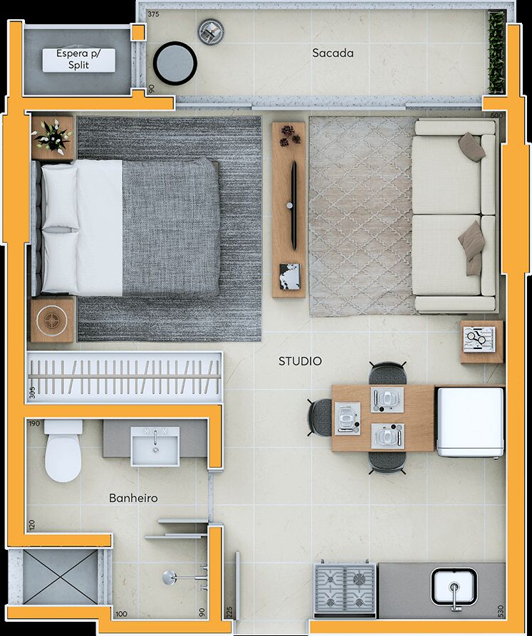 Apartamento à venda com 1 quarto, 32m² - Foto 12