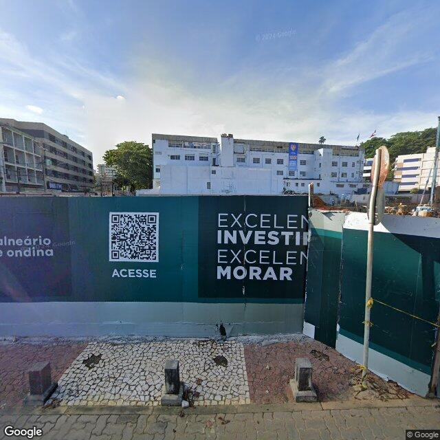 Imagem estática do "Street View" da localização