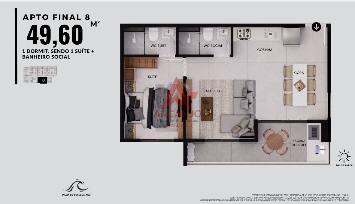 Apartamento, 1 quarto, 49 m² - Foto 39