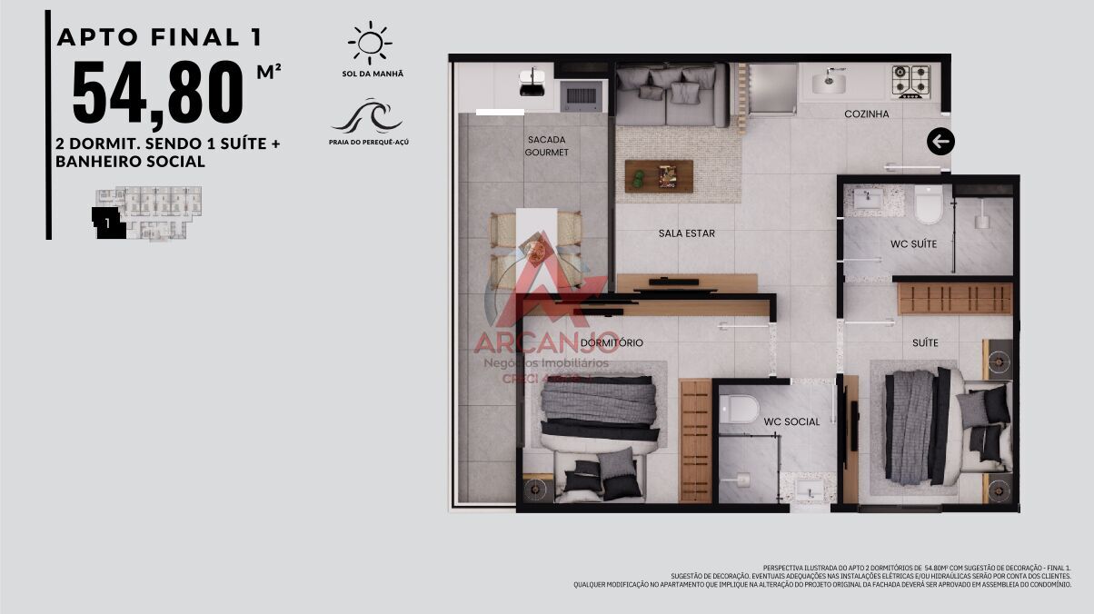 Apartamento, 1 quarto, 49 m² - Foto 36