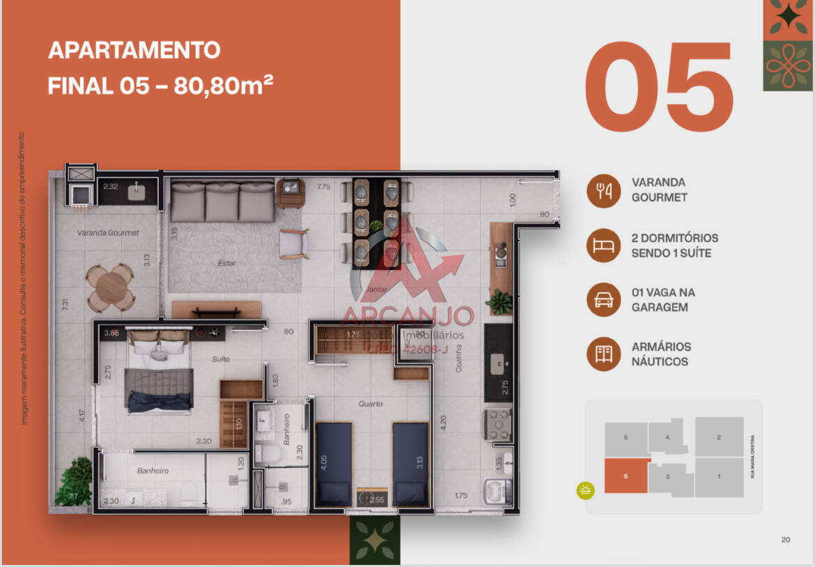 Apartamento, 2 quartos, 72 m² - Foto 16