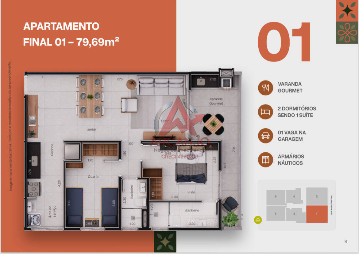 Apartamento, 2 quartos, 72 m² - Foto 17