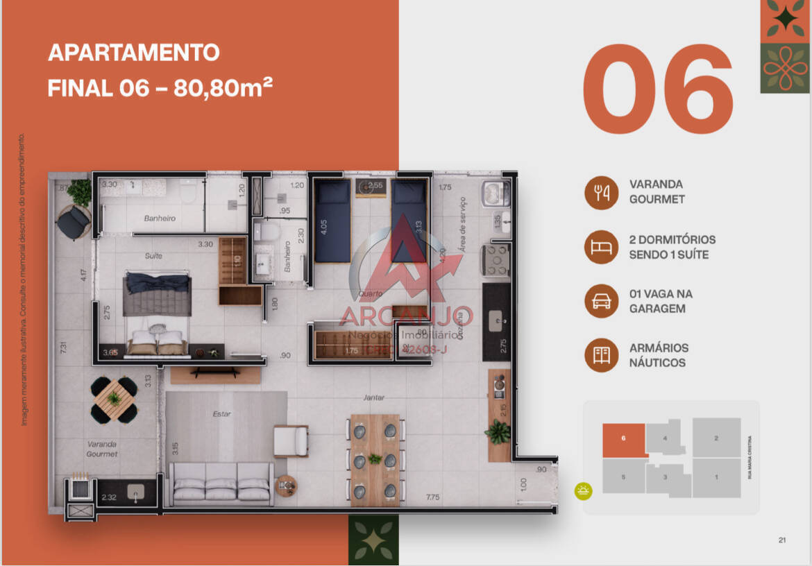 Apartamento, 2 quartos, 72 m² - Foto 13