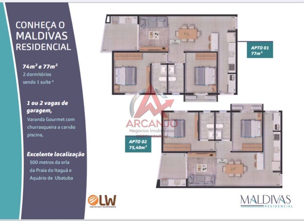 Apartamento, 2 quartos, 75 m² - Foto 11