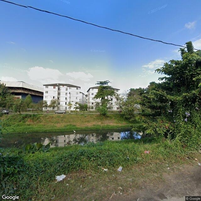 Imagem estática do "Street View" da localização