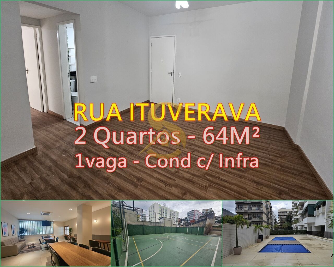 Apartamento, 2 quartos, 64 m² - Foto 1