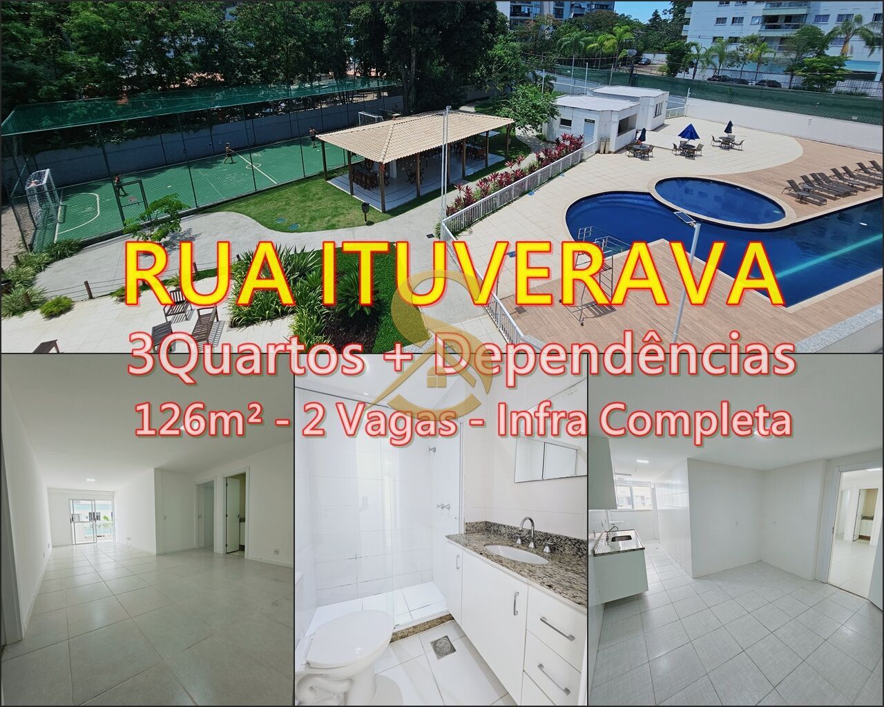 Apartamento, 3 quartos, 126 m² - Foto 1