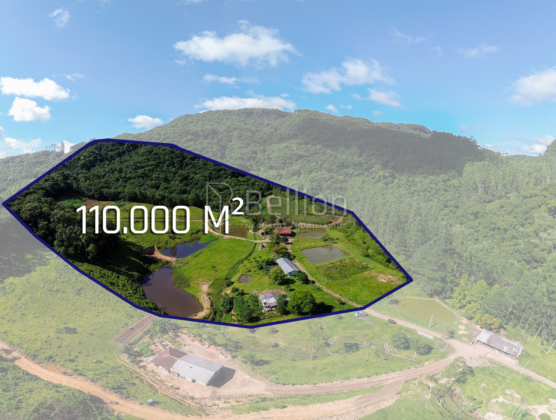 Sítio completo com lagoas, ribeirão e nascente em Rio dos Cedros — foto 4