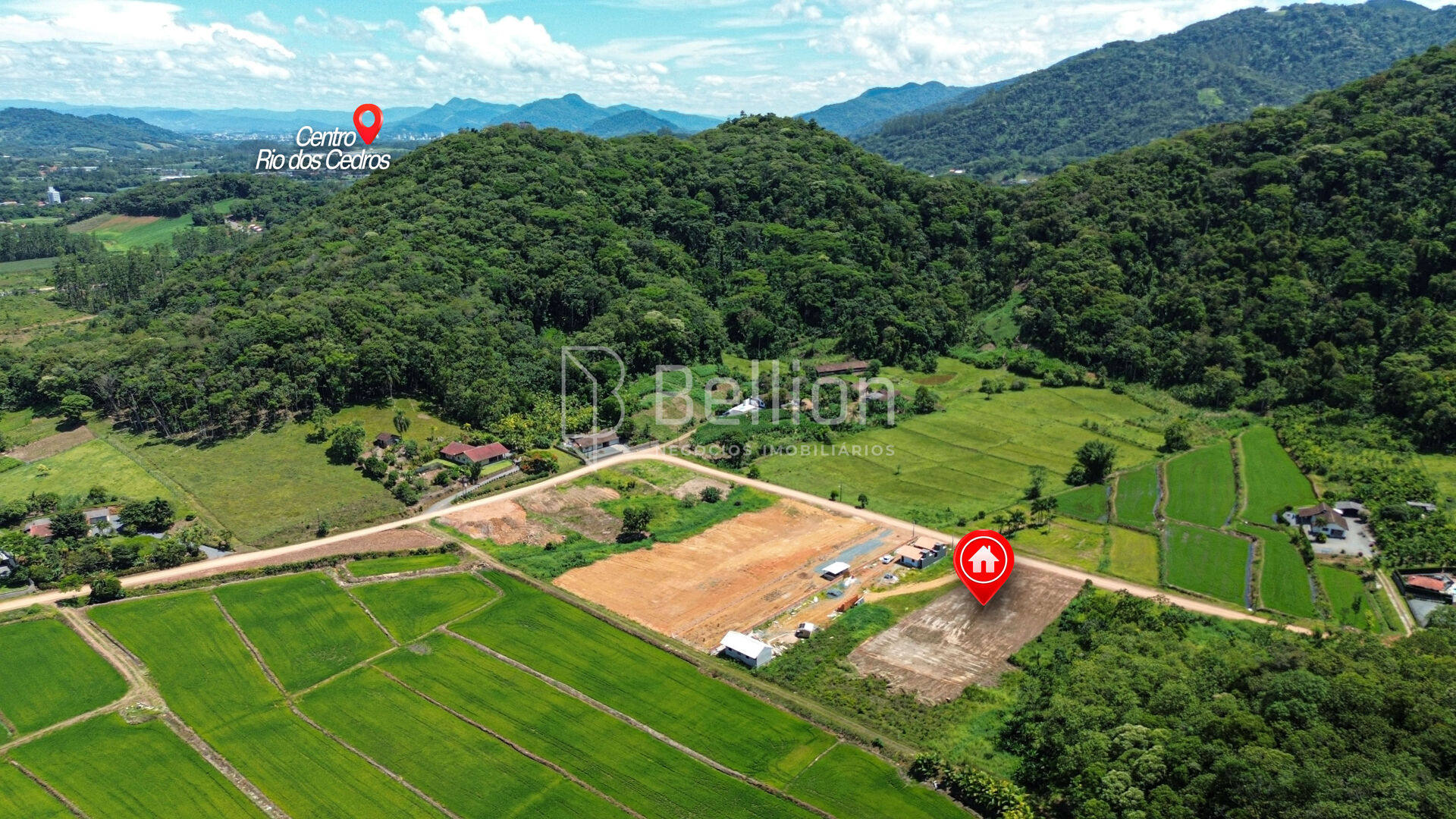 Terreno amplo no Centro de Rio dos Cedros - Excelente potencial — foto 6