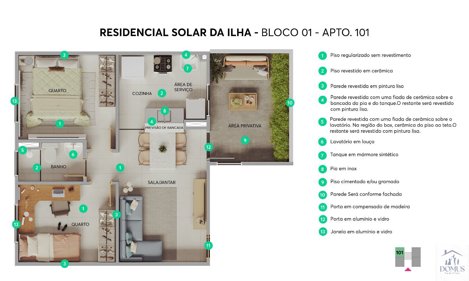 Apartamento, 2 quartos, 39 m² - Foto 8