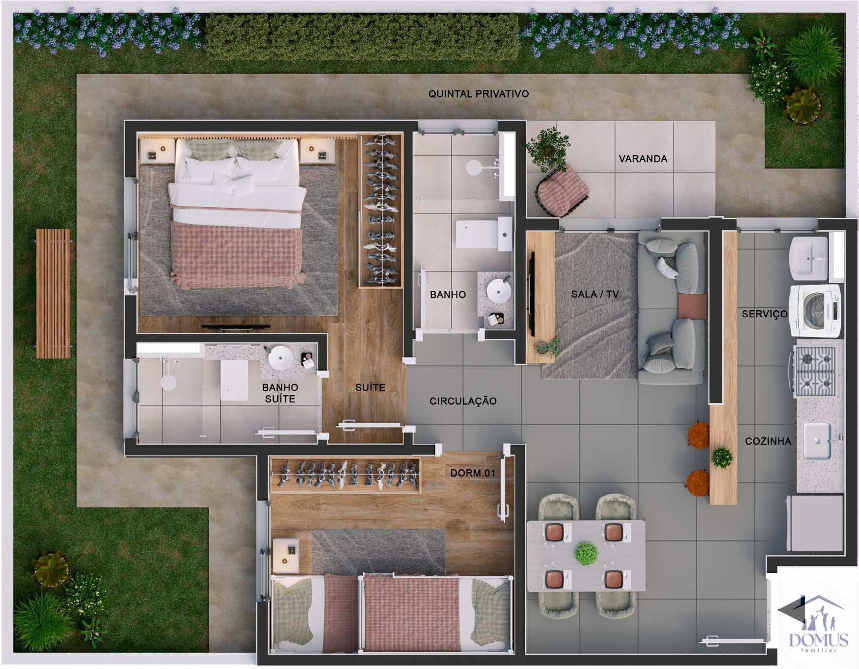 Apartamento, 2 quartos, 50 m² - Foto 47