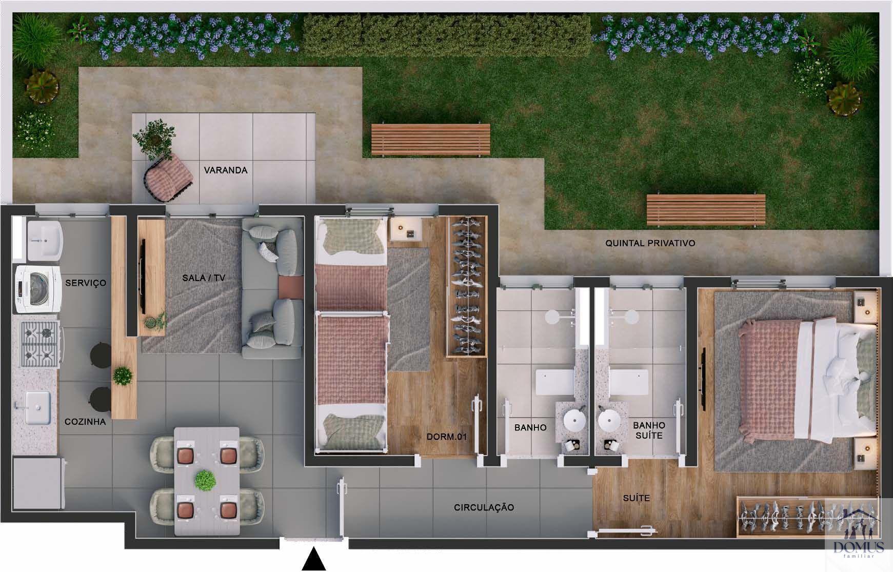 Apartamento, 2 quartos, 50 m² - Foto 48