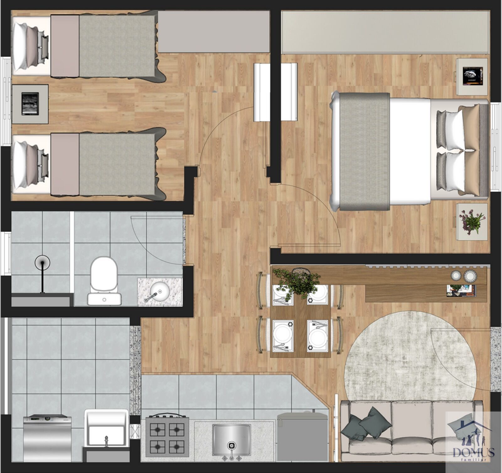 Apartamento, 2 quartos, 41 m² - Foto 4