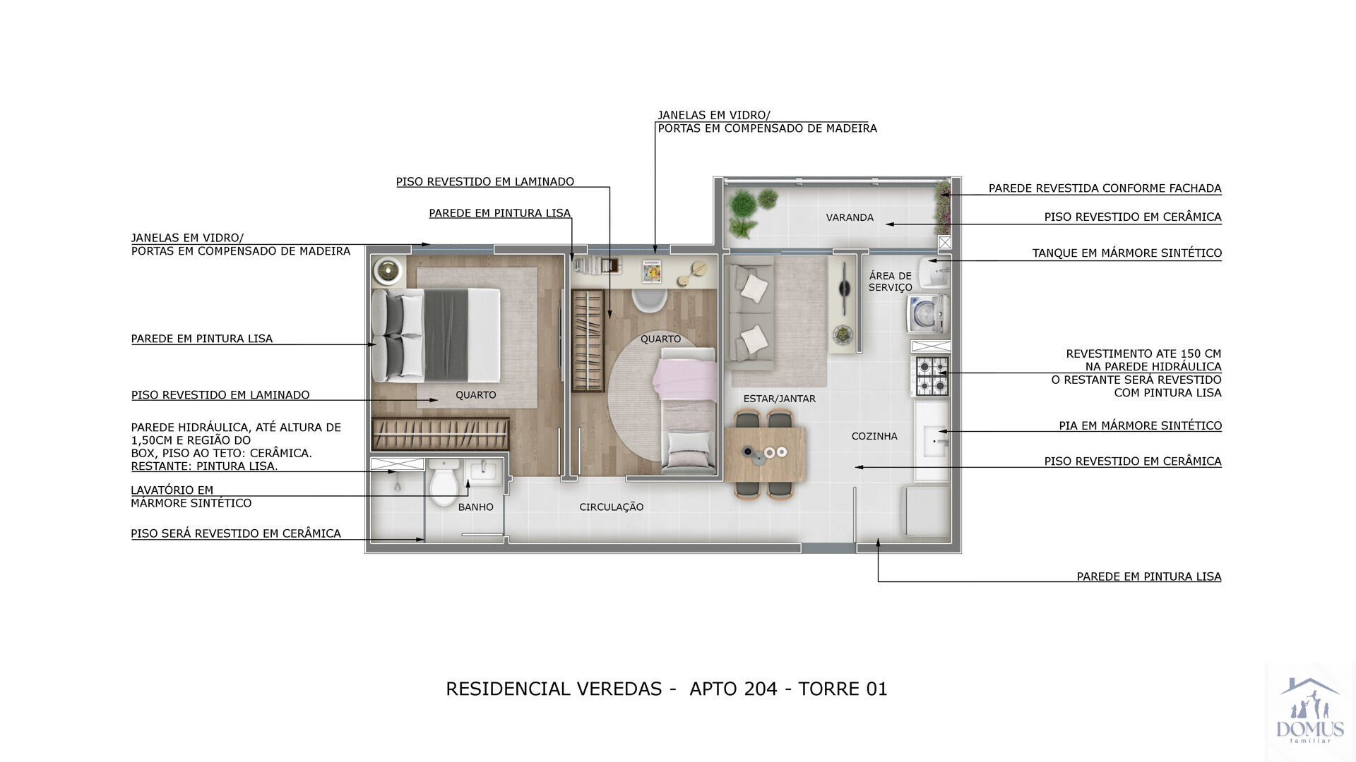Apartamento, 2 quartos, 43 m² - Foto 14