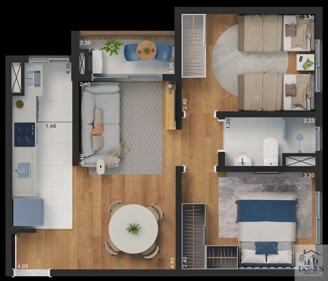 Apartamento, 2 quartos, 54 m² - Foto 5