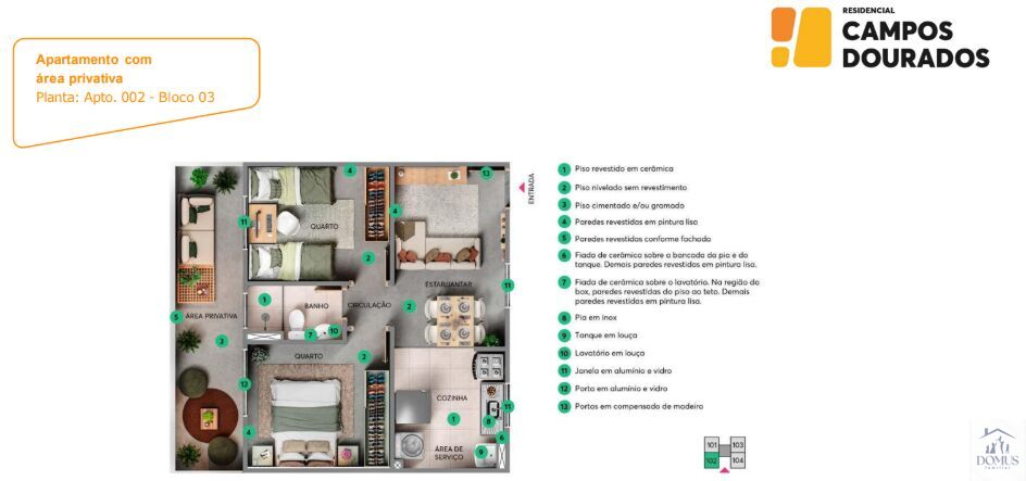 Apartamento, 2 quartos, 40 m² - Foto 16