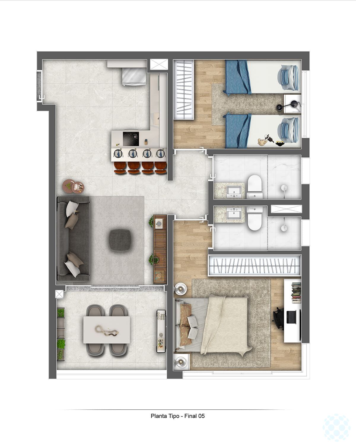 Apartamento à venda com 1 quarto, 21m² - Foto 12