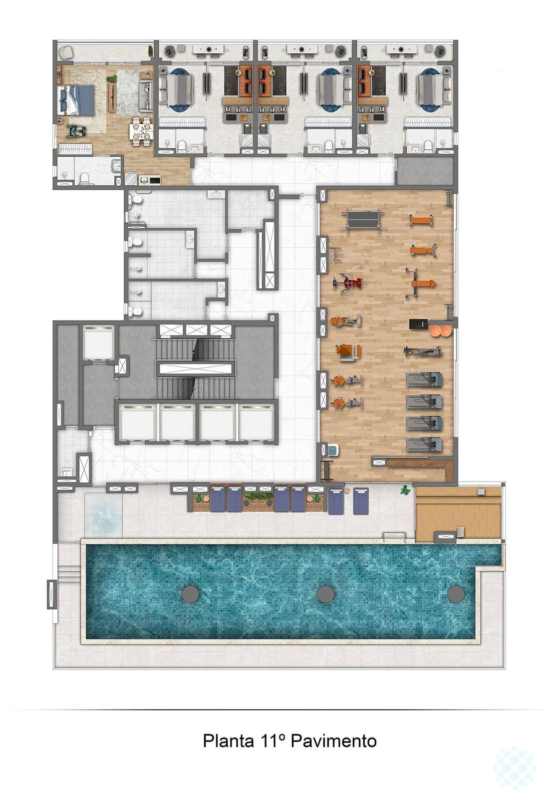 Apartamento à venda com 1 quarto, 21m² - Foto 14