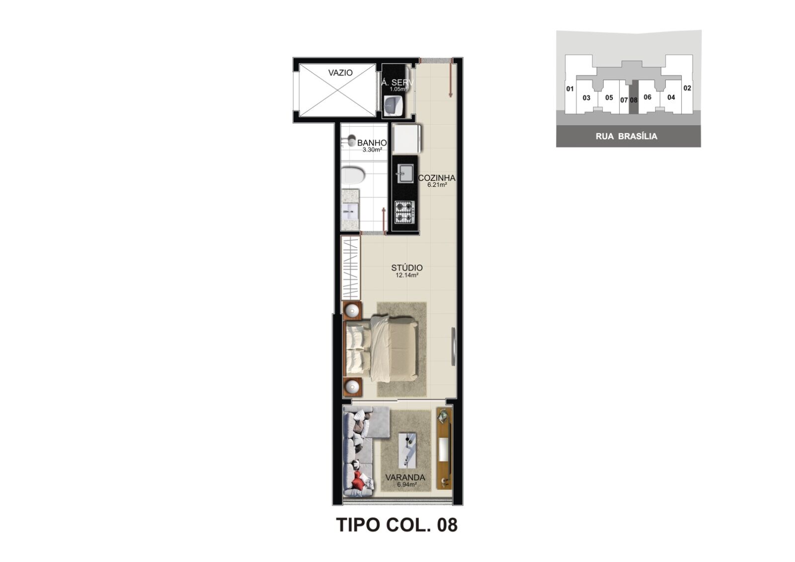 Apartamento à venda com 3 quartos, 120m² - Foto 25