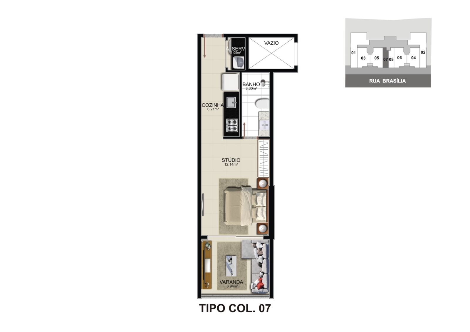 Apartamento à venda com 3 quartos, 120m² - Foto 24