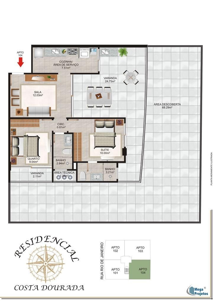 Apartamento à venda com 2 quartos, 82m² - Foto 17