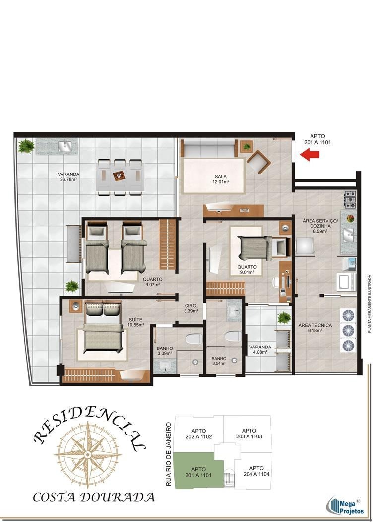 Apartamento à venda com 2 quartos, 82m² - Foto 12