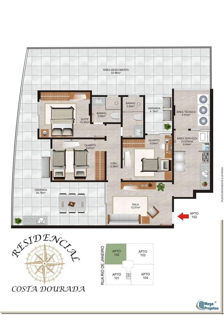 Apartamento à venda com 2 quartos, 82m² - Foto 13