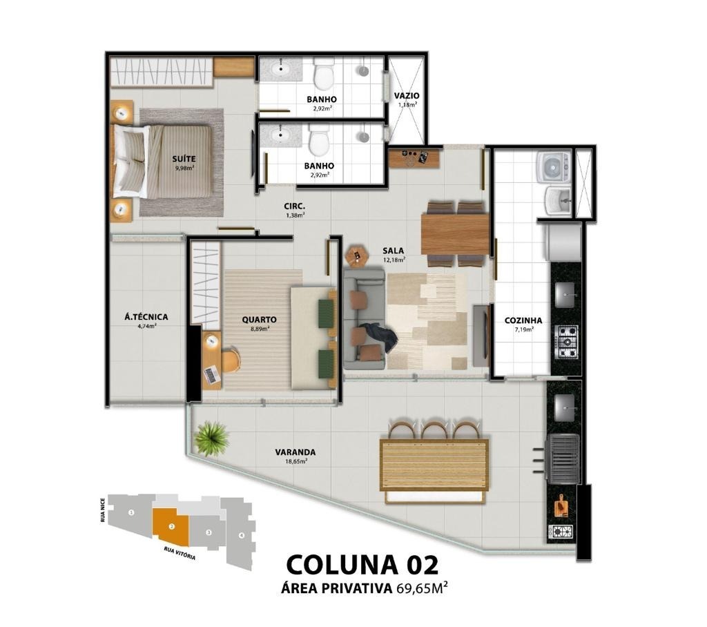 Apartamento à venda com 3 quartos, 108m² - Foto 5