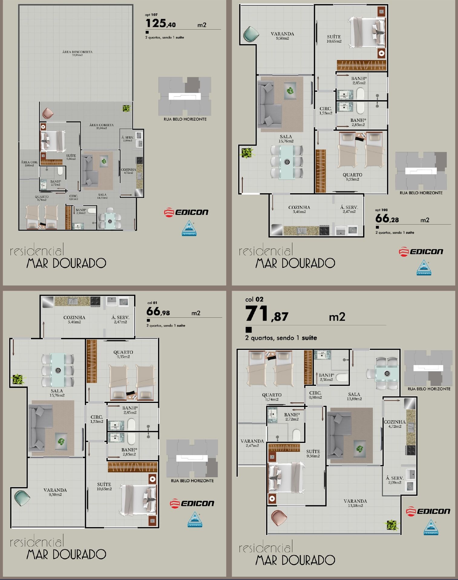 Apartamento à venda com 2 quartos, 71m² - Foto 6