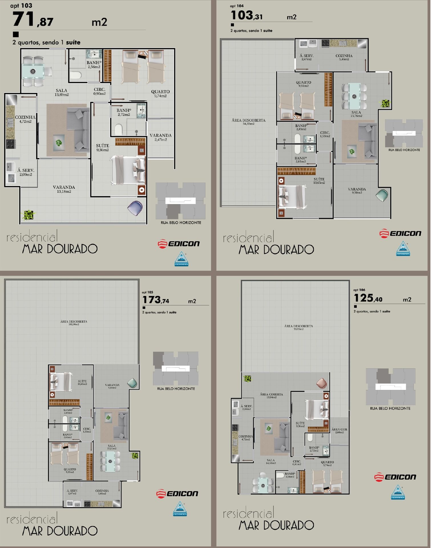 Apartamento à venda com 2 quartos, 71m² - Foto 7