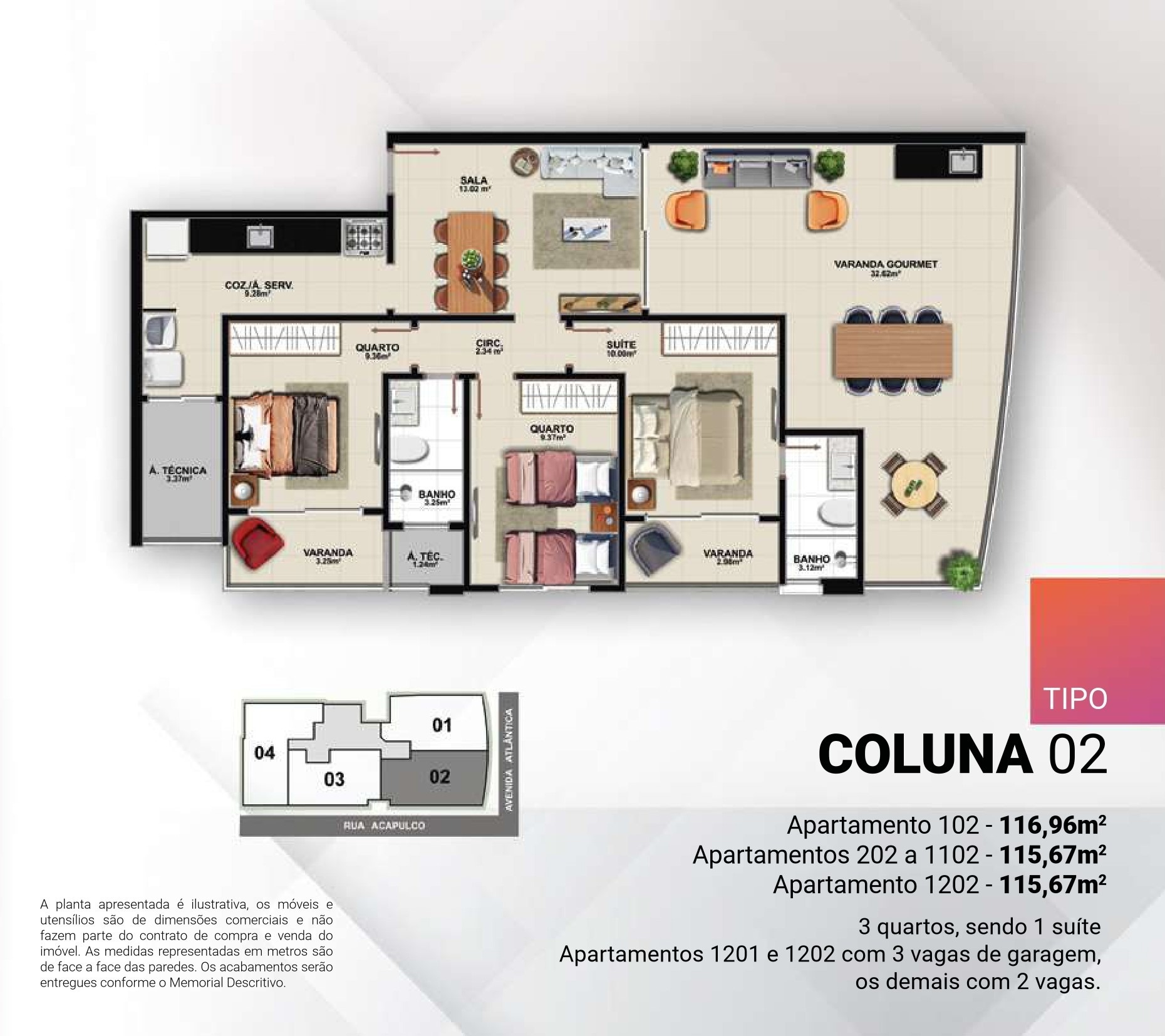 Apartamento à venda com 3 quartos, 118m² - Foto 12