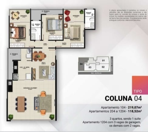 Apartamento à venda com 3 quartos, 118m² - Foto 16