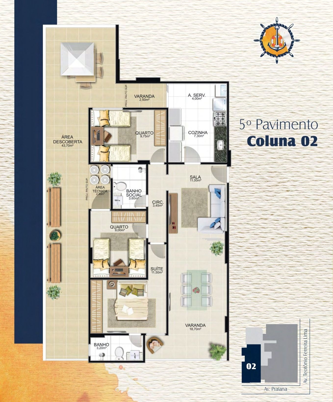 Apartamento à venda com 3 quartos, 93m² - Foto 6