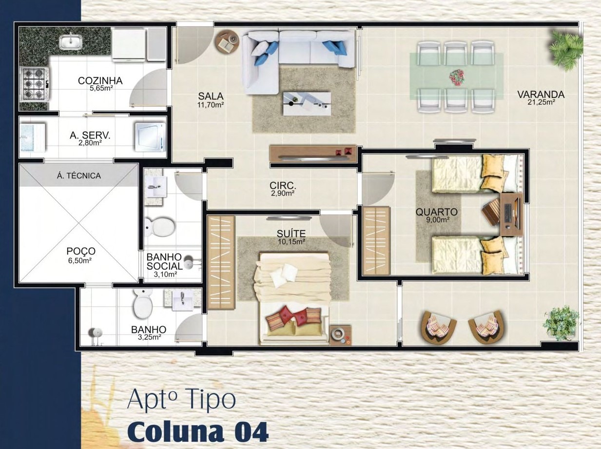 Apartamento à venda com 3 quartos, 93m² - Foto 5