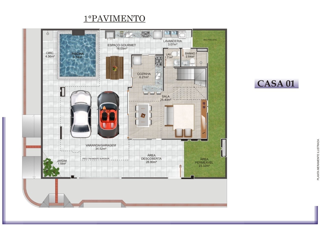 Casa à venda com 3 quartos, 178m² - Foto 3