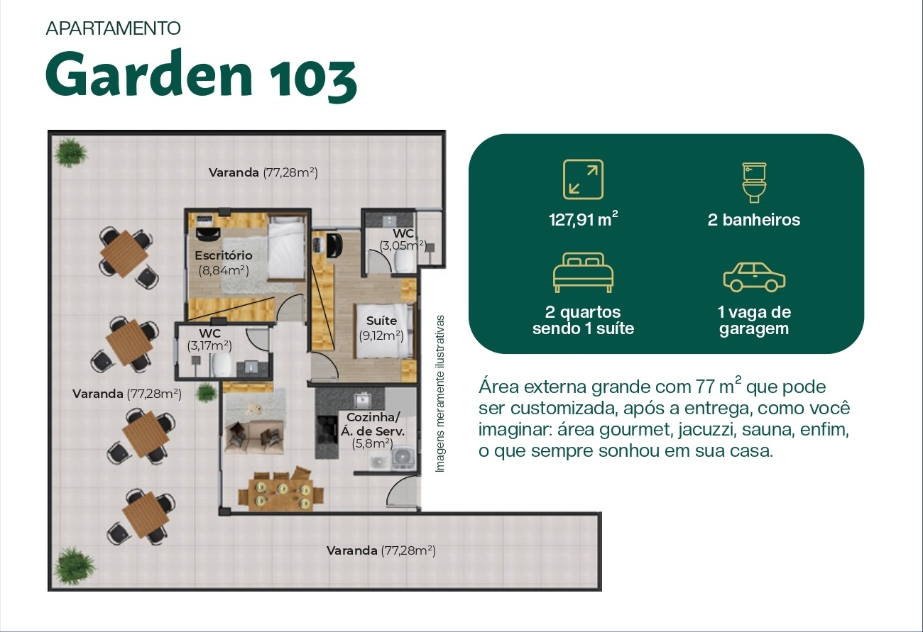 Apartamento à venda com 2 quartos, 52m² - Foto 5