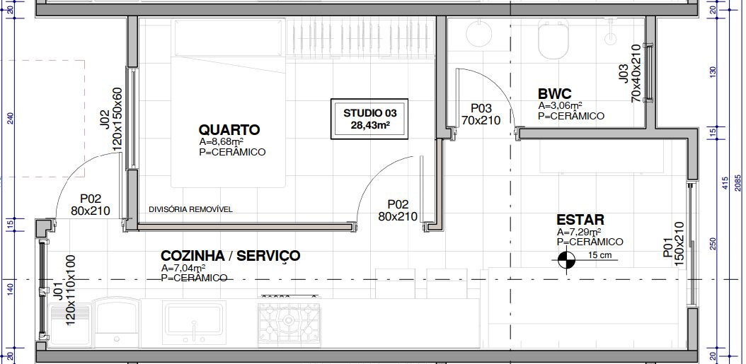 Apartamento Loft em Benedito, Indaial/SC — foto 4