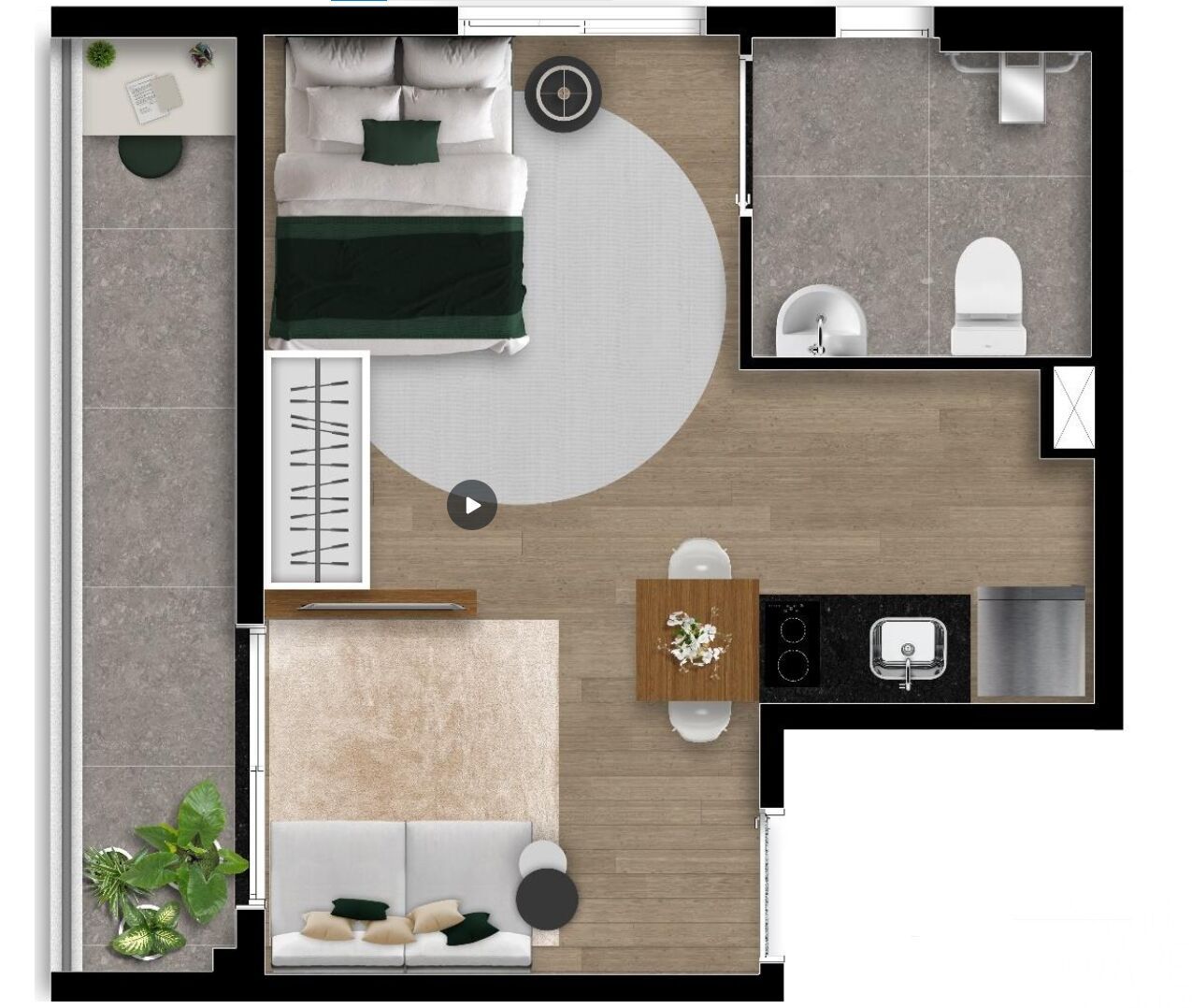 Apartamento, 1 quarto, 31 m² - Foto 32