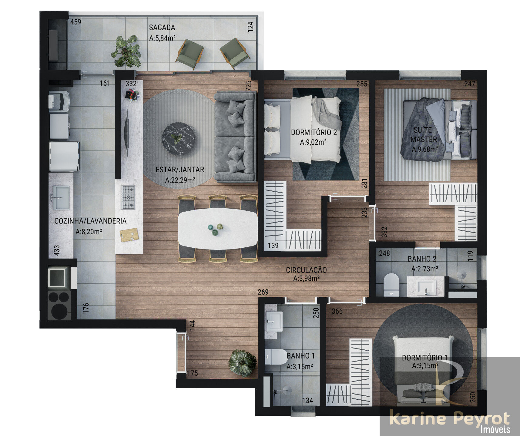 Apartamento à venda com 3 quartos, 88m² - Foto 46