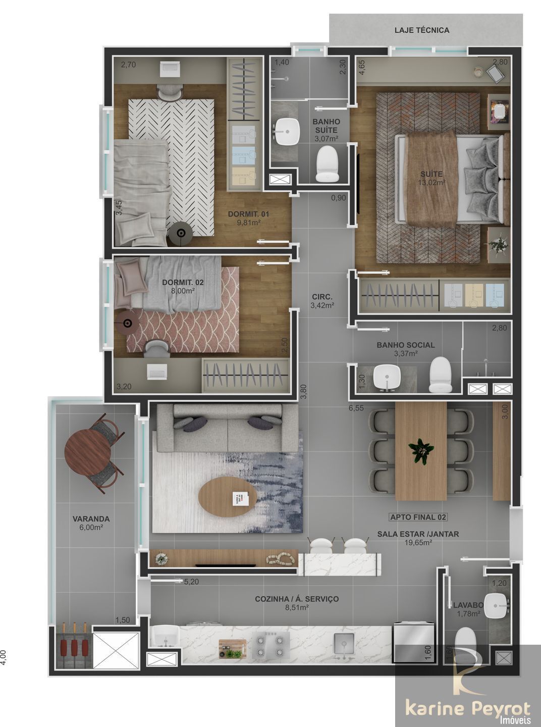 Apartamento à venda com 3 quartos, 91m² - Foto 70