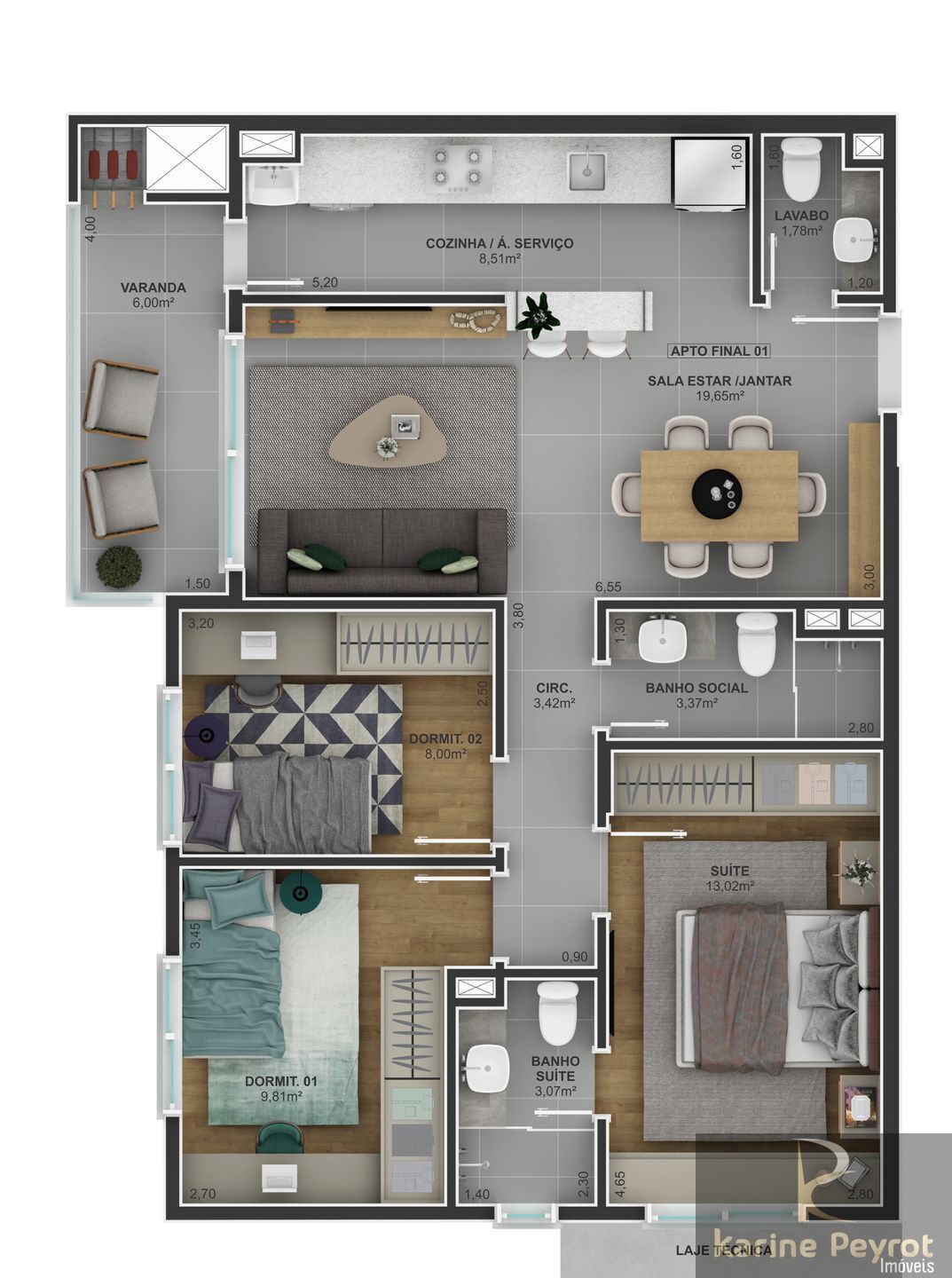 Apartamento à venda com 3 quartos, 91m² - Foto 66